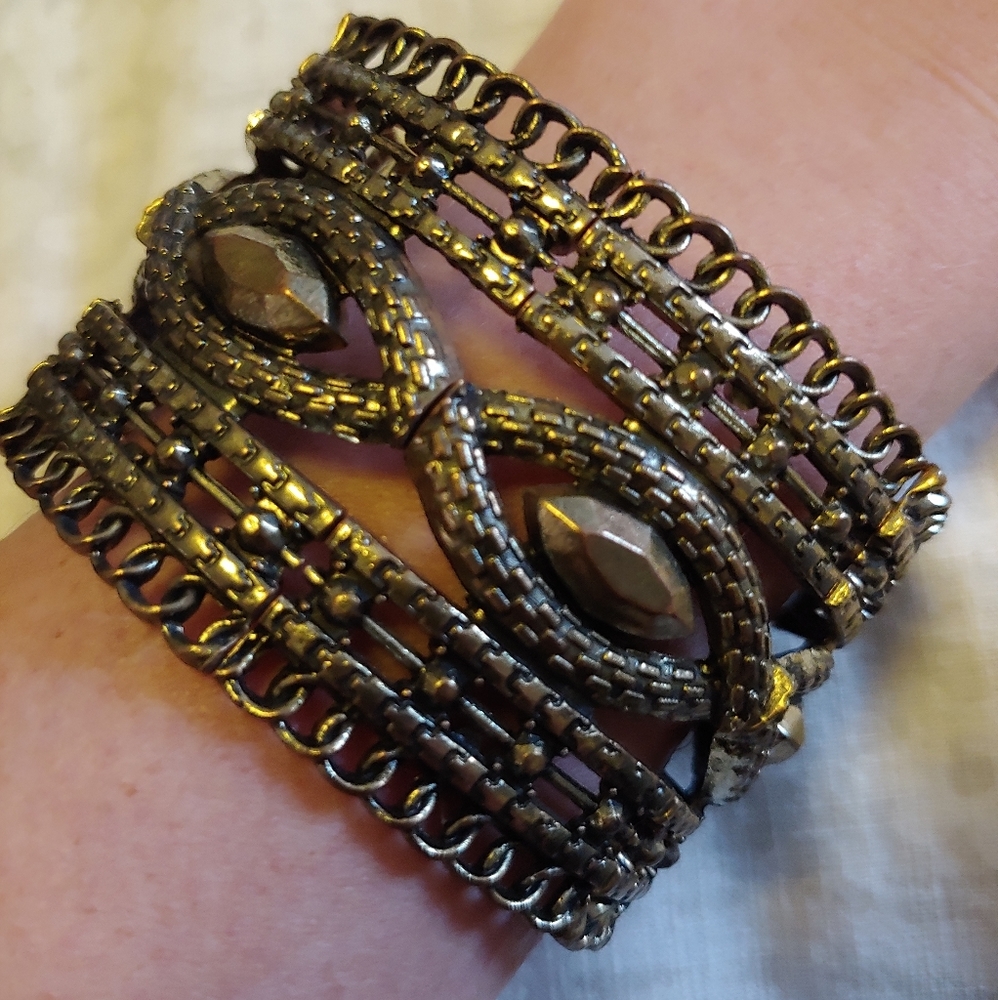 Boho gold bracelet